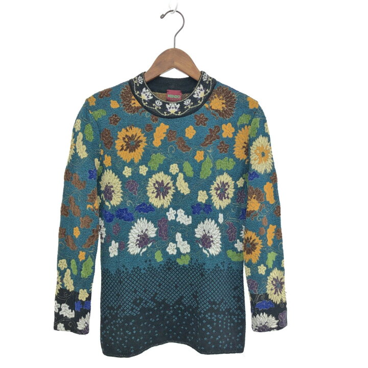 楽天市場】KENZO ケンゾー 長袖ニット サイズL マルチカラー  