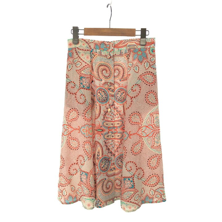 楽天市場】ETRO エトロ フレアスカート 未使用品 サイズ40 オレンジ 