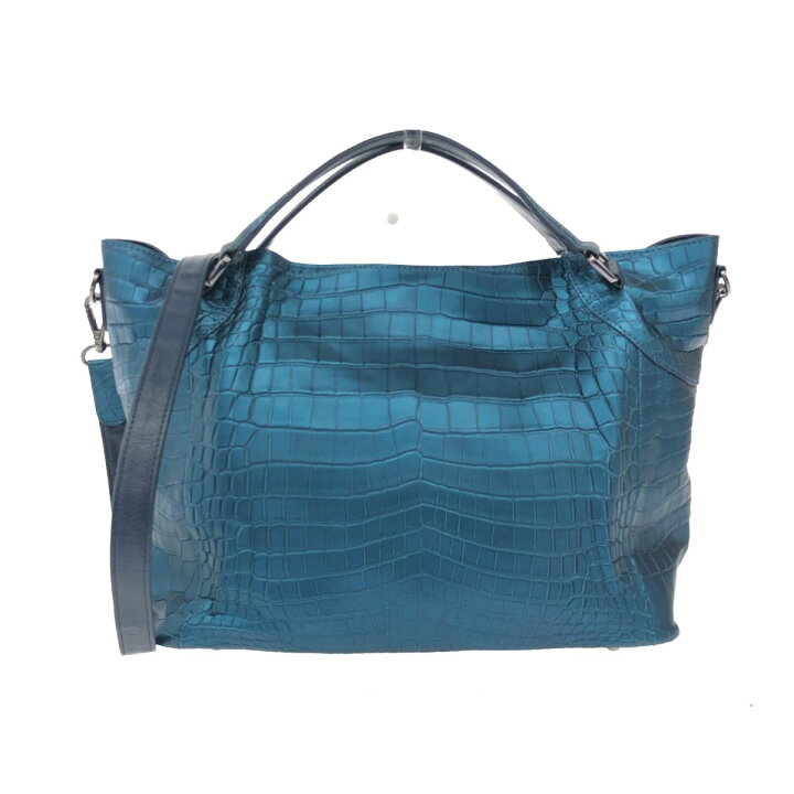 楽天市場】Pelley Lusso ペレリールッソ 2WAYバッグ 美品 ブルー 