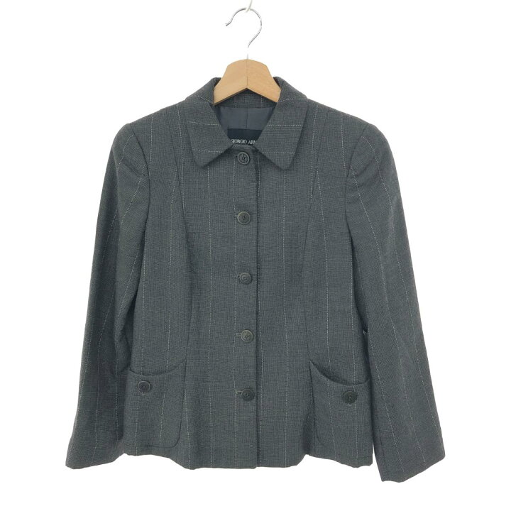 楽天市場】GIORGIO ARMANI ジョルジオアルマーニ ジャケット 36 グレー 