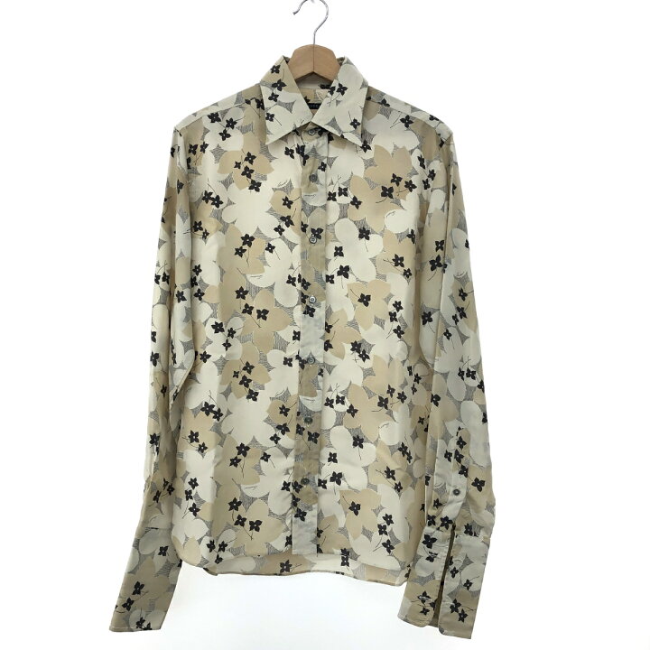 楽天市場】GUCCI グッチ ドレス シャツ 38 シルク メンズ フローラル  