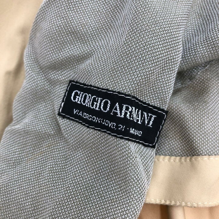 楽天市場】GIORGIO ARMANI ジョルジオアルマーニ ステンカラー コート 