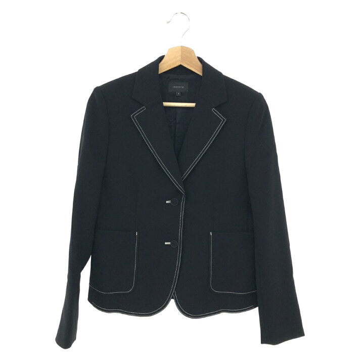 楽天市場】theory セオリー パイピングテーラードジャケット サイズ:2  