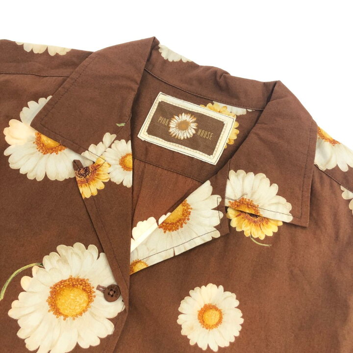 楽天市場】PINK HOUSE ピンクハウス オープンカラーシャツ 新品同様  