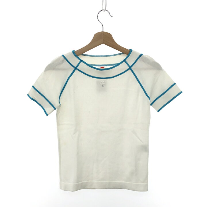 楽天市場】Courreges クレージュ 半袖ニット サイズ:38 ホワイト  