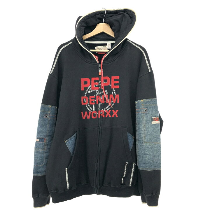 楽天市場】PEPEJEANS ペペジーンズ ジップアップ パーカー サイズ:XL 