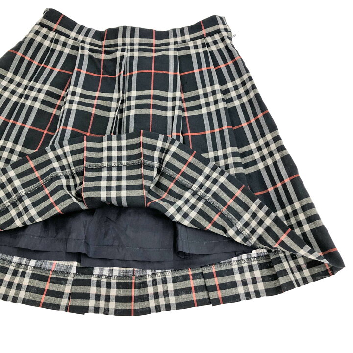 楽天市場】BURBERRY バーバリー プリーツスカート サイズ:120 ネイビー  