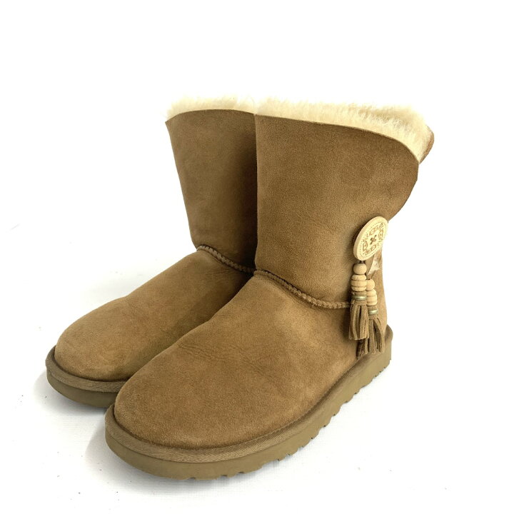 楽天市場】UGG アグ ムートン ブーツ 25 1002153 ベージュ レディース 
