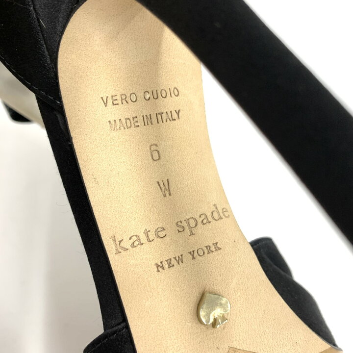 楽天市場】Kate spade ケイトスペード オープントゥヒール パンプス 