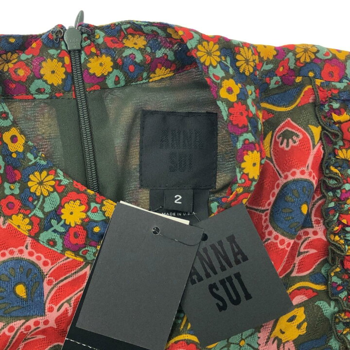 楽天市場】ANNA SUI アナスイ ワンピース 未使用品 サイズ:2 マルチ  