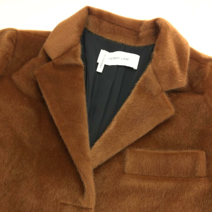 楽天市場】DEREK LAM デレクラム チェスターコート サイズ:2 ブラウン 