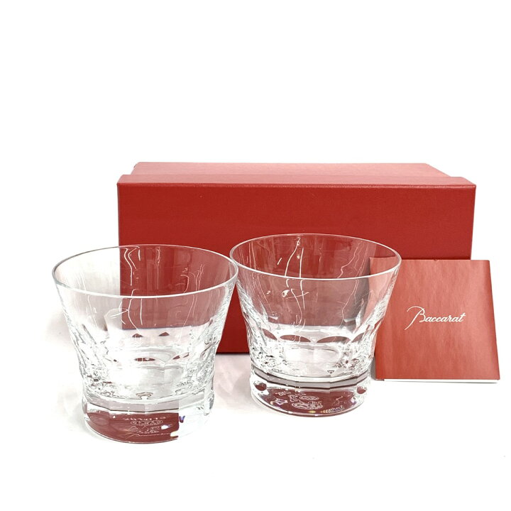 楽天市場】Baccarat バカラ ロックグラス 2客セット 箱付 未使用品 