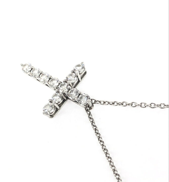 楽天市場】TIFFANY&Co. ティファニー スモールクロス ネックレス 美品 