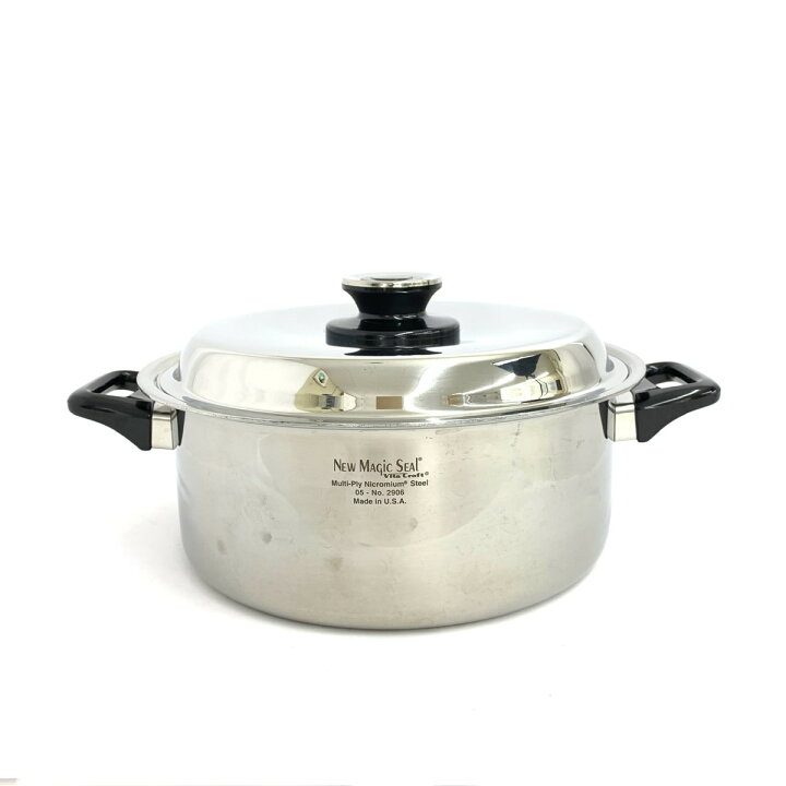 楽天市場】VitaCraft ビタクラフト ニューマジックシール 両手鍋 蓋付  