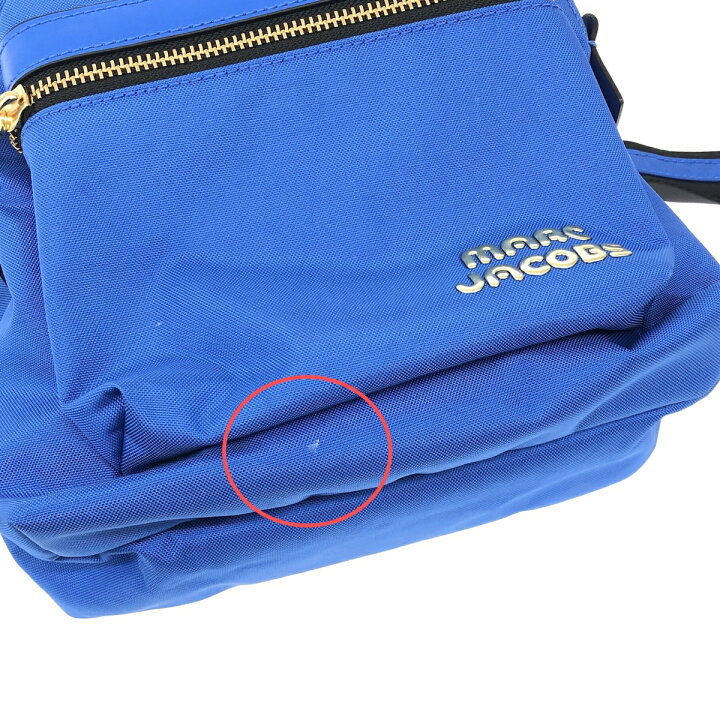 楽天市場】MARC JACOBS マークジェイコブス リュック 良好 ブルー  