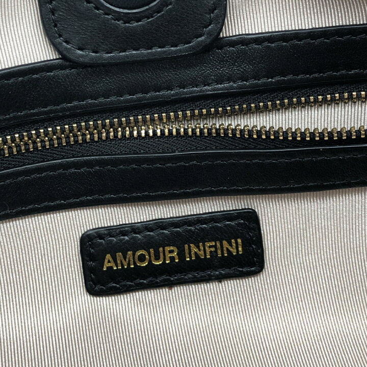 楽天市場】AMOUR INFINI アムーアンフィニ トートバッグ 良好 ブラック 