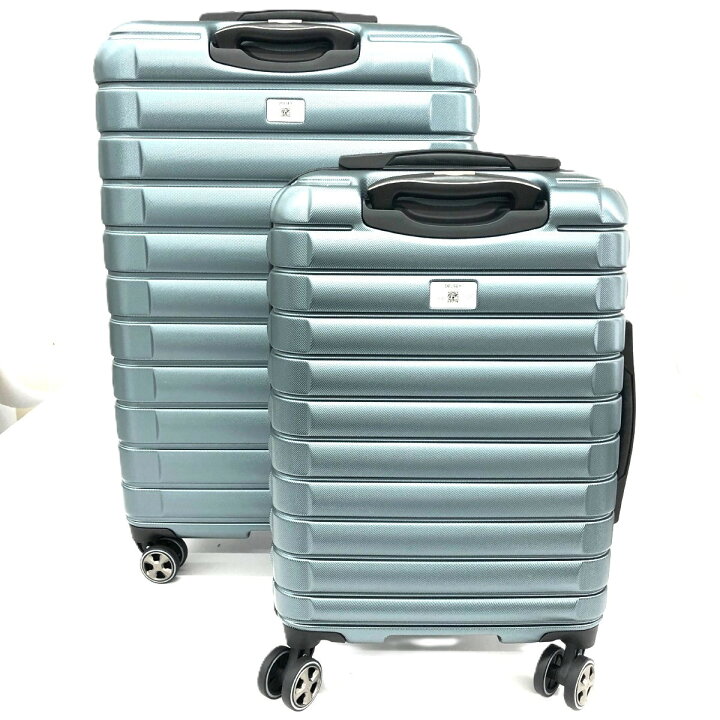 楽天市場】DELSAY デルセー 2ピース スーツケース 未使用品 グリーン 
