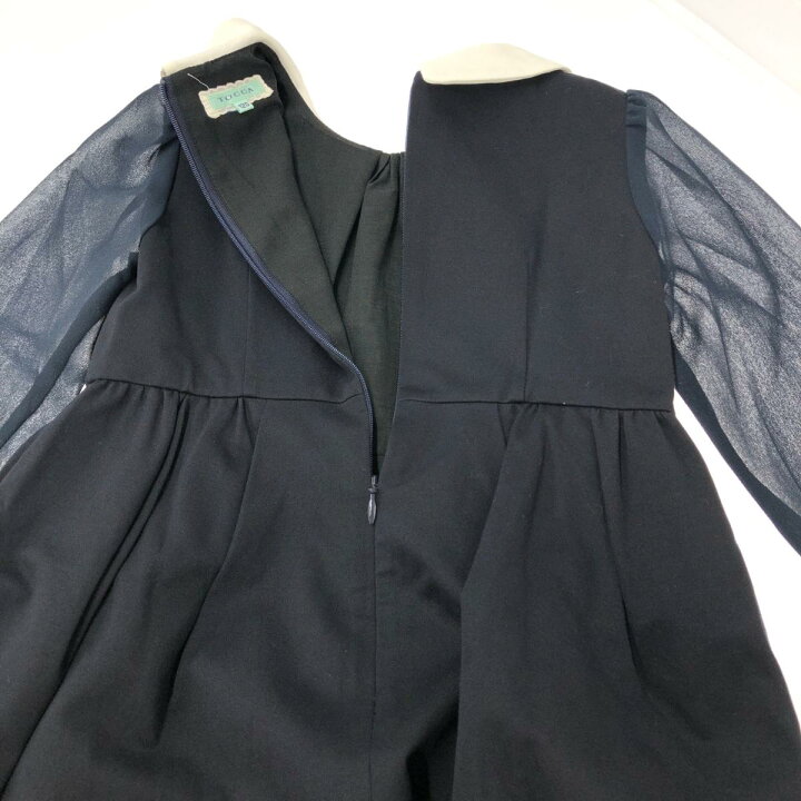 楽天市場】TOCCA トッカ 長袖ワンピース キッズサイズ:120 ネイビー 