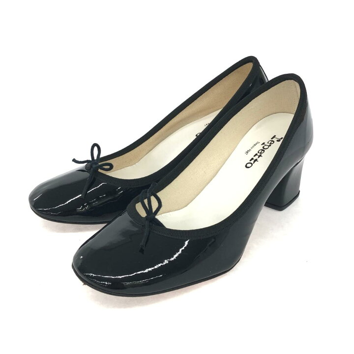 楽天市場】repetto レペット パンプス サイズ:37.5 ブラック エナメル 