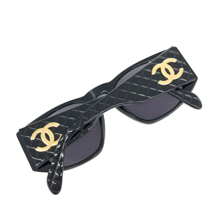 楽天市場】CHANEL シャネル サングラス 0003 10 ブラック マトラッセ  
