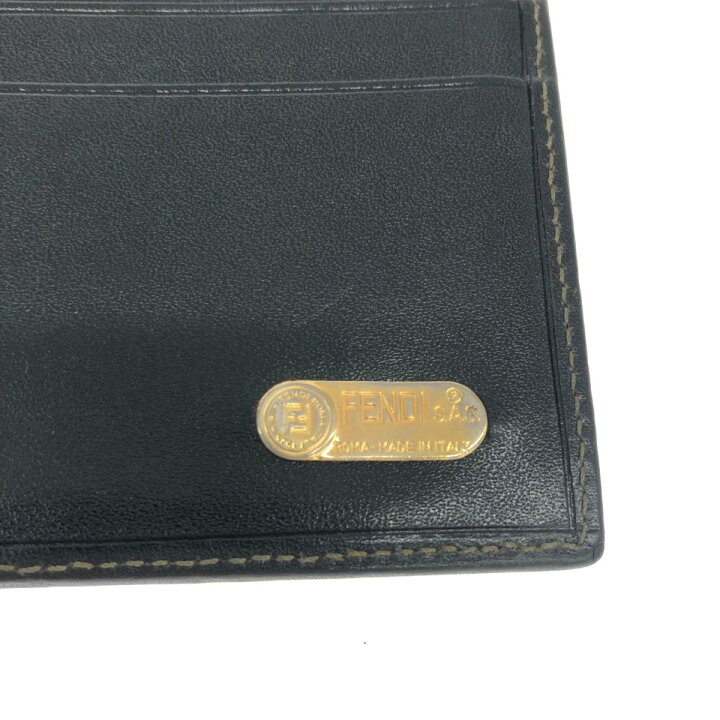 楽天市場】FENDI フェンディ ヴィンテージ 二つ折り財布 ブラウン PVC 