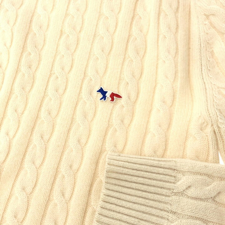 楽天市場】MAISON KITSUNE メゾンキツネ 長袖ニット サイズ:XS 