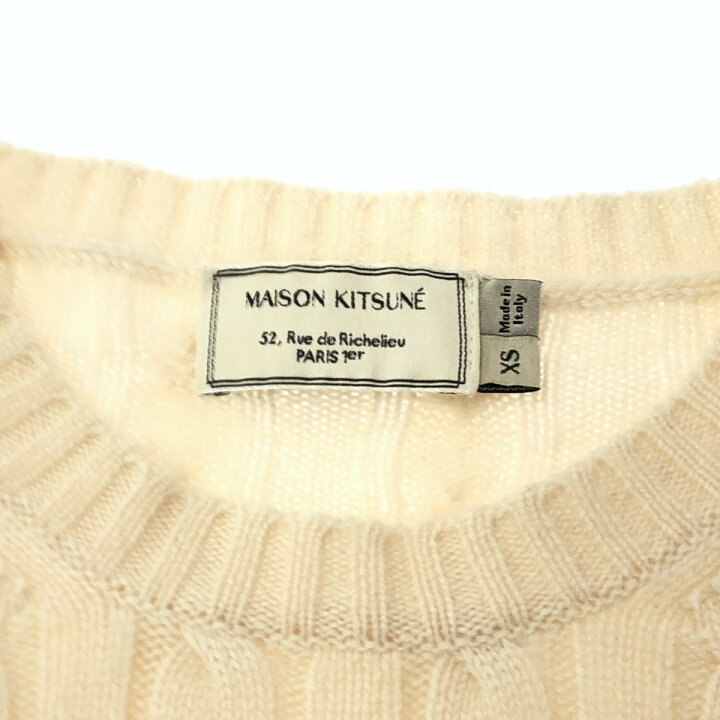 楽天市場】MAISON KITSUNE メゾンキツネ 長袖ニット サイズ:XS 