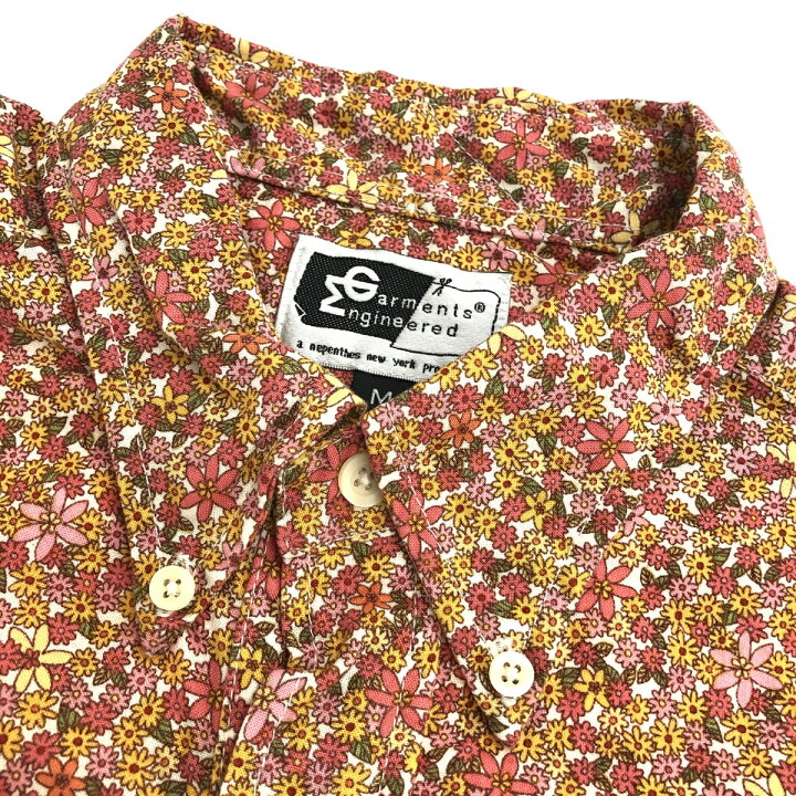 楽天市場】ENGINEERED GARMENTS エンジニアドガーメンツ 花柄 半袖プル 