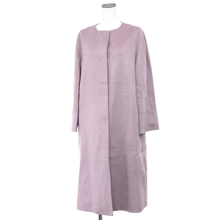 楽天市場】ANAYI アナイ カシミヤクルーネックノーカラーコート 美品 