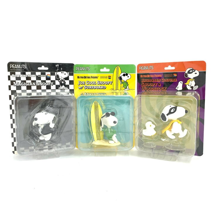 楽天市場】MEDICOM TOY メディコムトイ スヌーピー フィギュア 3点 