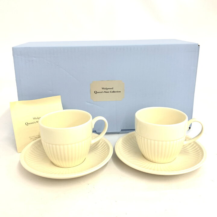 楽天市場】Wedgwood ウェッジウッド カップ＆ソーサー 箱付 2客セット 