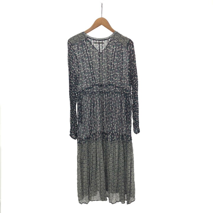 楽天市場】NE QUITTEZ PAS ヌキテパ 長袖ワンピース ブラック インド綿  