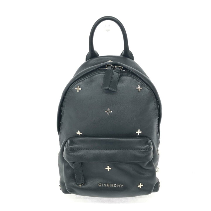 楽天市場】GIVENCHY ジバンシィ リュック 良好 ブラック レザー メタル 
