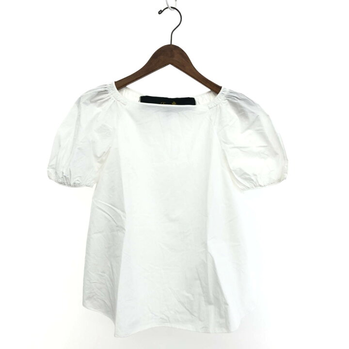 楽天市場】Drawer ドゥロワー 半袖ブラウス サイズ:36 ホワイト  