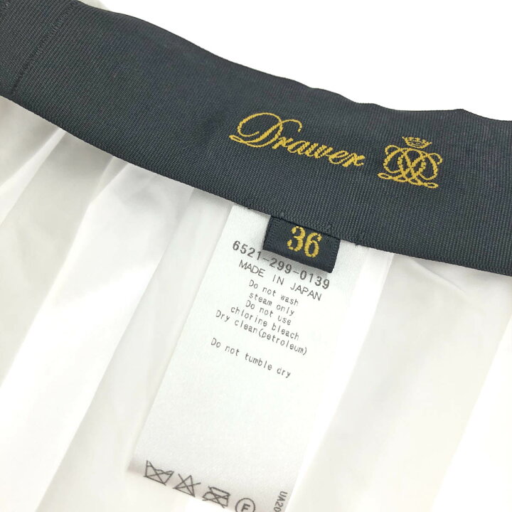 楽天市場】Drawer ドゥロワー 半袖ブラウス サイズ:36 ホワイト 