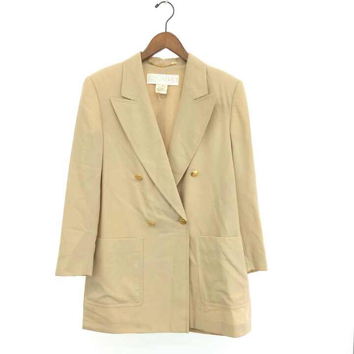 楽天市場】ESCADA エスカーダ ジャケット サイズ:38 ベージュ ウール 