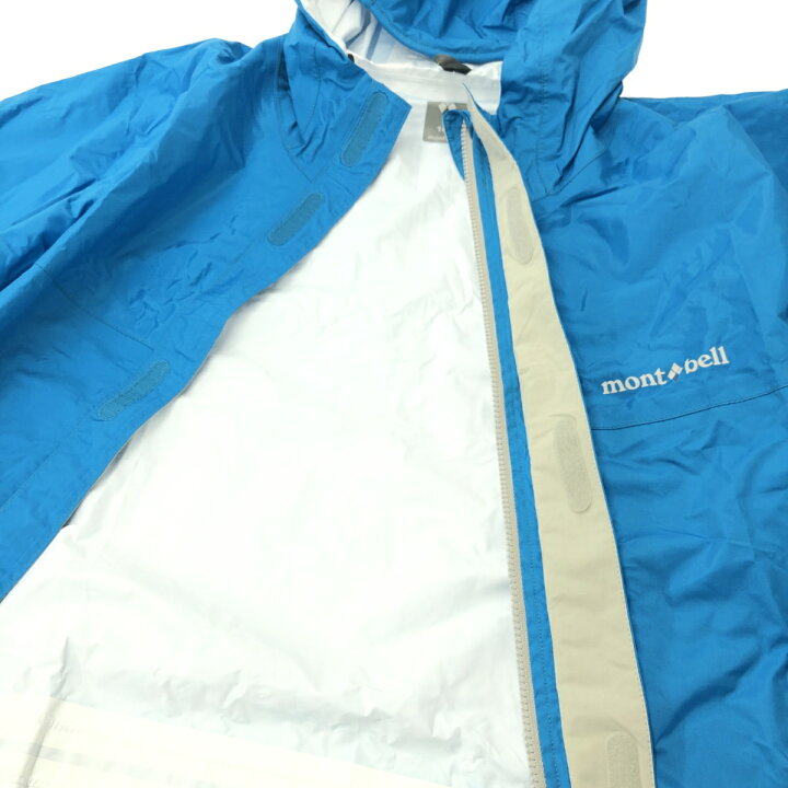 楽天市場】mont-bell モンベル レインウェア 良好 サイズ:160 ブルー 