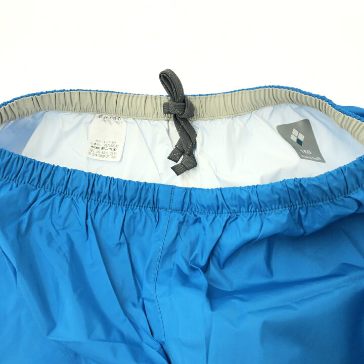 楽天市場】mont-bell モンベル レインウェア 良好 サイズ:160 ブルー 