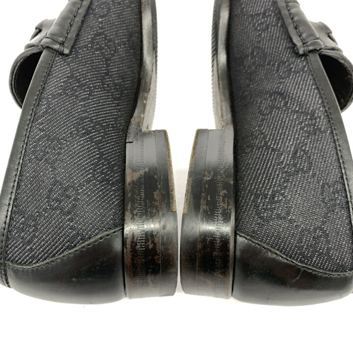 楽天市場】GUCCI グッチ GGキャンバス ホースビット ローファー 良好  