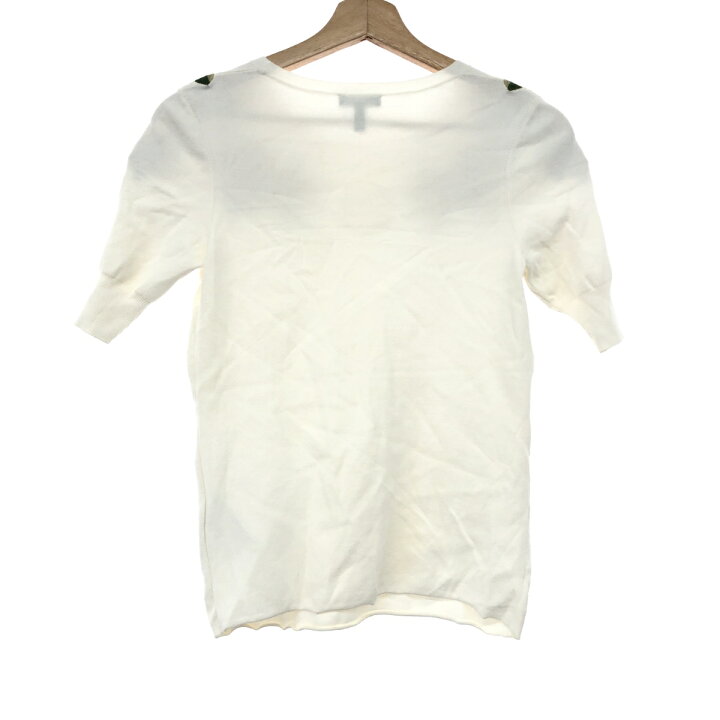 楽天市場】ESCADA エスカーダ 半袖ニット サイズ:XS ホワイト  