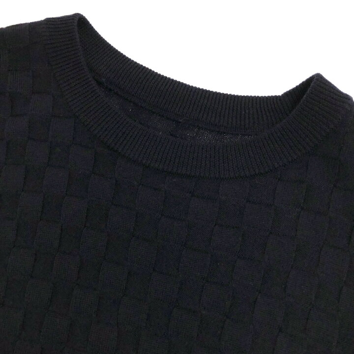 楽天市場】LOUIS VUITTON ルイヴィトン ダミエ 長袖ニット 良好 サイズ 