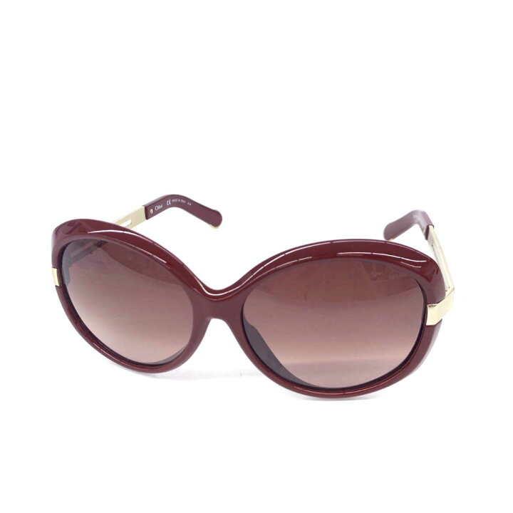 楽天市場】Chloe クロエ サングラス 美品 E670SA/603 ボルドー  
