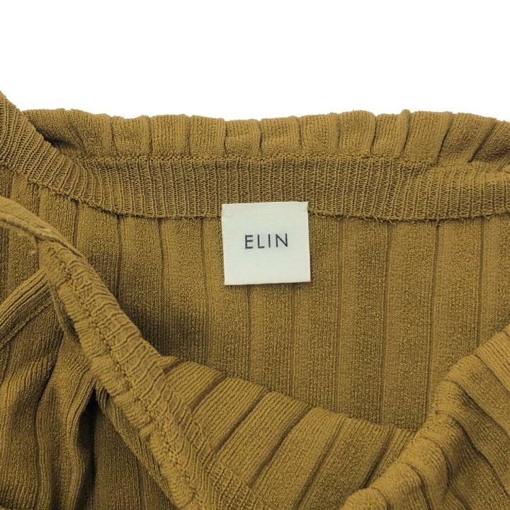 楽天市場】ELIN エリン ニットワンピース 良好 サイズ:00 カーキ  