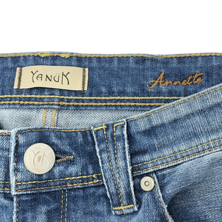 楽天市場】YANUK ヤヌーク デニムパンツ サイズ:27 ブルー レディース 