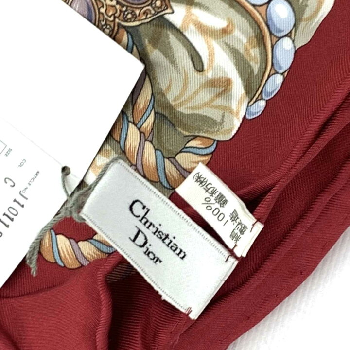 楽天市場】Christian Dior クリスチャンディオール スカーフ 未使用品 