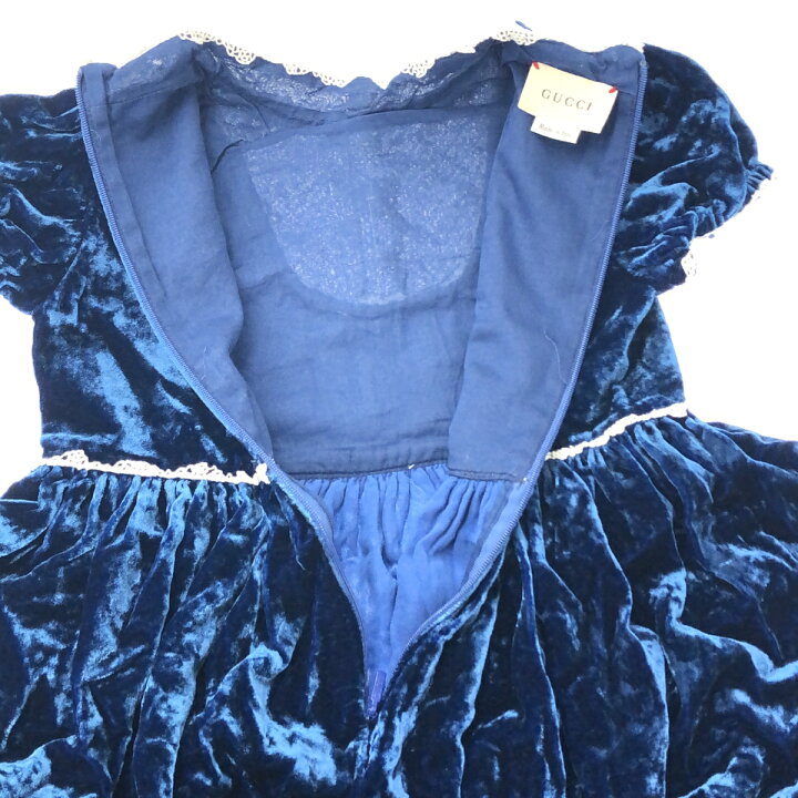 楽天市場】GUCCI グッチ パールボタンベロアワンピース サイズ:4  