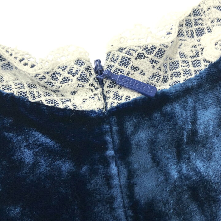 楽天市場】GUCCI グッチ パールボタンベロアワンピース サイズ:4  