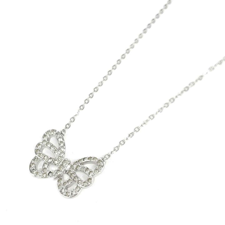 楽天市場】SWAROVSKI スワロフスキー ネックレス 美品 シルバーカラー 
