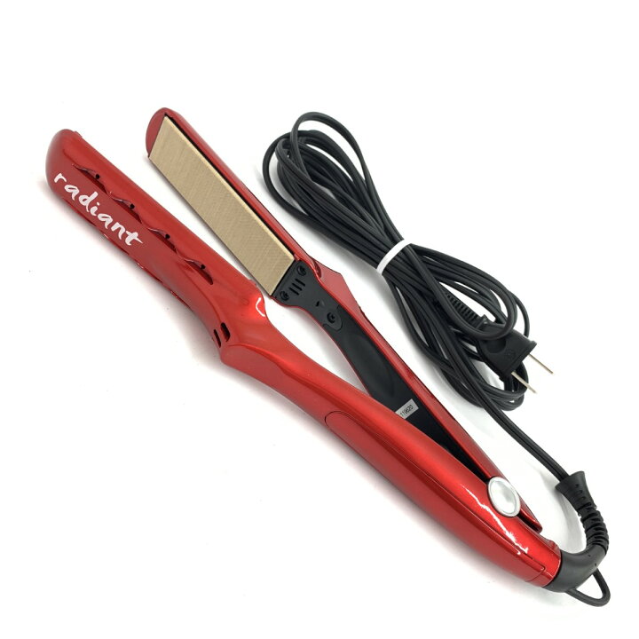 楽天市場】radiant ラディアント ヘアアイロン LM-125 レッド 家電 