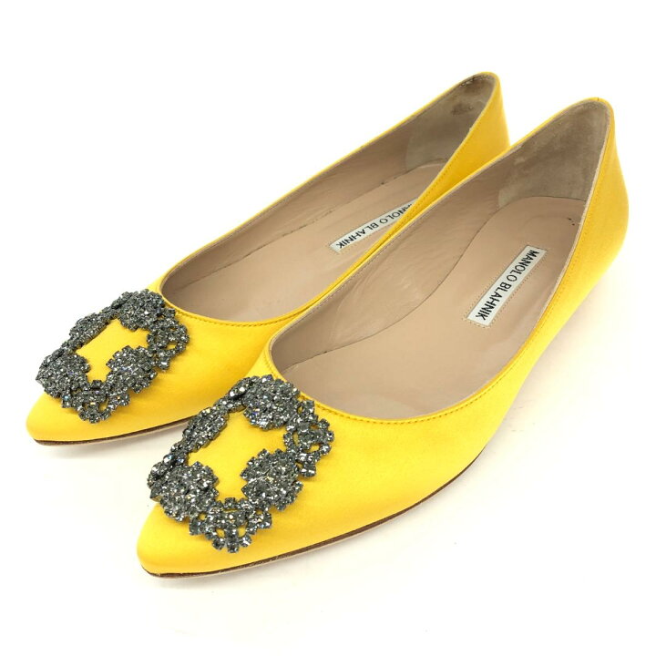 楽天市場】MANOLO BLAHNIK マノロブラニク パンプス 37 イエロー 